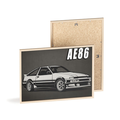 Toyota AE86 Car Poster| Vintage Wall Art, Home Decor, Gift for Car Enthusiasts, car wall art,.