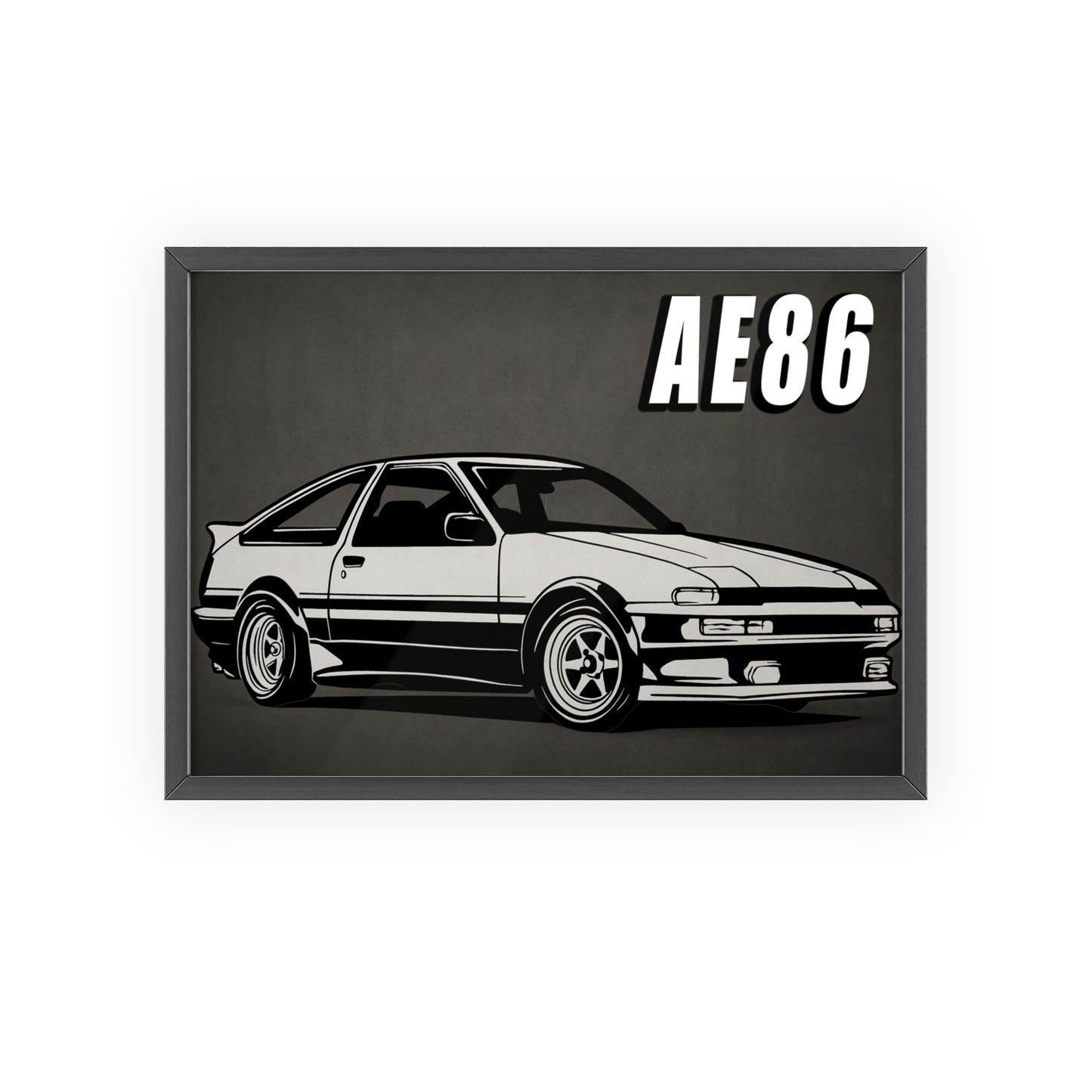 Toyota AE86 Car Poster| Vintage Wall Art, Home Decor, Gift for Car Enthusiasts, car wall art,.