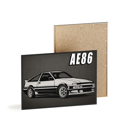 Toyota AE86 Car Poster| Vintage Wall Art, Home Decor, Gift for Car Enthusiasts, car wall art,.