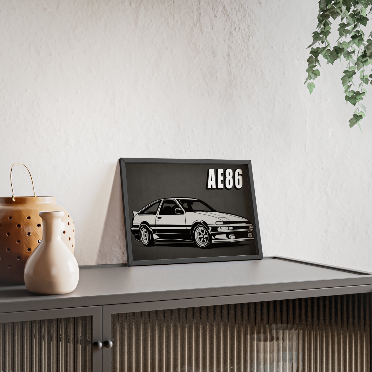 Toyota AE86 Car Poster| Vintage Wall Art, Home Decor, Gift for Car Enthusiasts, car wall art,.