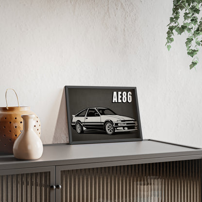 Toyota AE86 Car Poster| Vintage Wall Art, Home Decor, Gift for Car Enthusiasts, car wall art,.