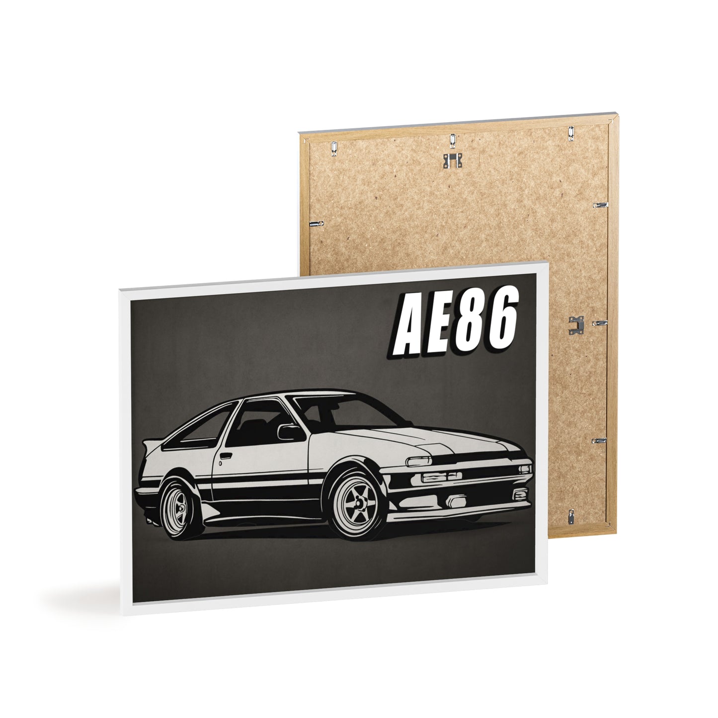 Toyota AE86 Car Poster| Vintage Wall Art, Home Decor, Gift for Car Enthusiasts, car wall art,.