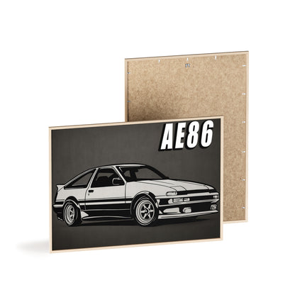 Toyota AE86 Car Poster| Vintage Wall Art, Home Decor, Gift for Car Enthusiasts, car wall art,.