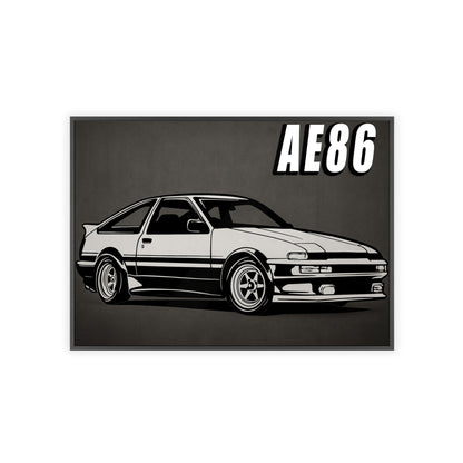 Toyota AE86 Car Poster| Vintage Wall Art, Home Decor, Gift for Car Enthusiasts, car wall art,.