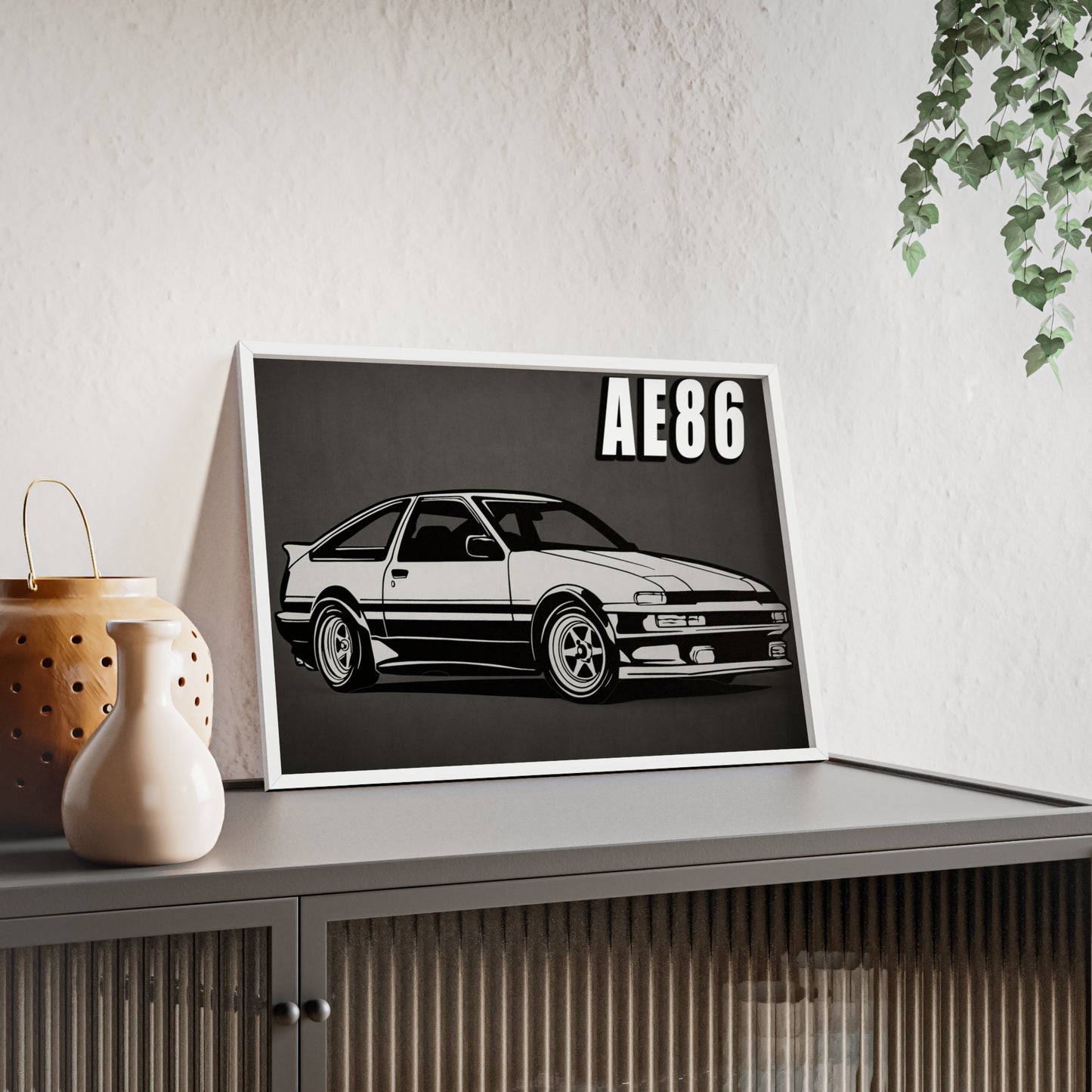 Toyota AE86 Car Poster| Vintage Wall Art, Home Decor, Gift for Car Enthusiasts, car wall art,.