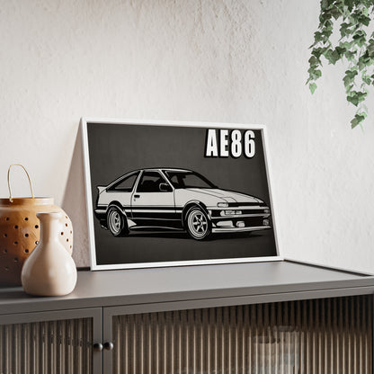 Toyota AE86 Car Poster| Vintage Wall Art, Home Decor, Gift for Car Enthusiasts, car wall art,.