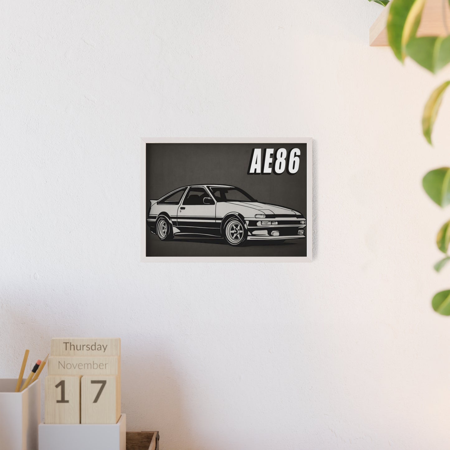 Toyota AE86 Car Poster| Vintage Wall Art, Home Decor, Gift for Car Enthusiasts, car wall art,.