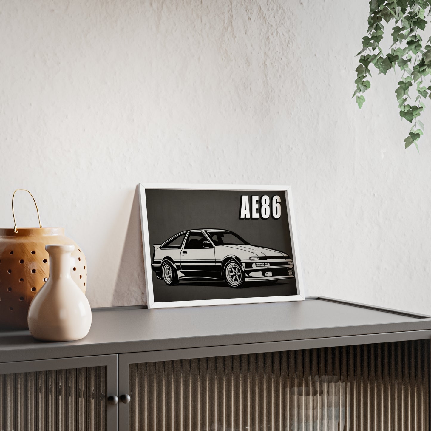 Toyota AE86 Car Poster| Vintage Wall Art, Home Decor, Gift for Car Enthusiasts, car wall art,.