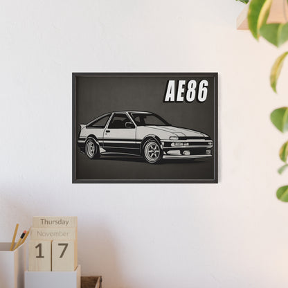 Toyota AE86 Car Poster| Vintage Wall Art, Home Decor, Gift for Car Enthusiasts, car wall art,.